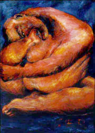 Gier, Öl, 200cm x 135cm, 1995